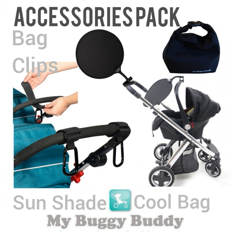 Accessories Pack, Sun Shade, Bag Clips (Twin Pack), Cool Bag